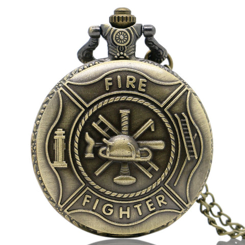 Cool Fire Fighter ThemePocket Watch