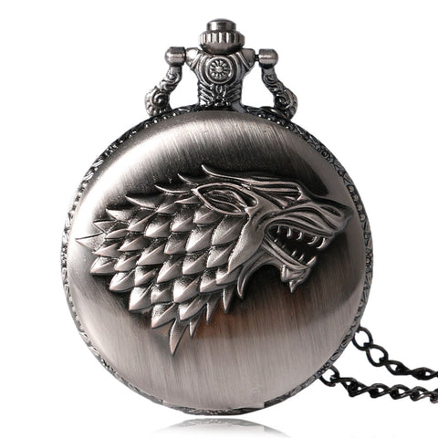 Game of Thrones Stark House Symbol Pocket Watch