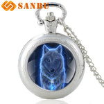 Mysterious Wolf Pocket Watch