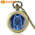 Mysterious Wolf Pocket Watch