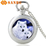 Mysterious Wolf Pocket Watch