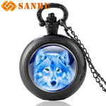 Mysterious Wolf Pocket Watch