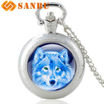 Mysterious Wolf Pocket Watch