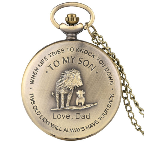 The Lions 'TO MY SON' Pocket Watch